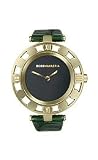 BCBG Connoisseur Florence Green Strap Black Dial Women's Watch #BG6256