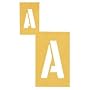 CHA01550 - Painting Stencil Numbers/Letters, 1, Yellow