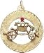 Jewelry : Coach on Open Disc, 14K Gold Charm