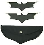 Batman 2 Knife Set- New With Pouch-Batarang