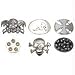 Steel Belt Buckles 6pc assorted