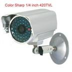 1/4 SHARP Color 420TVL 50M IR 48 LED 0.00Lux Waterproof Camera S-5002IIA1