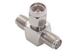 Coaxial Adapter, SMA Female / Male / Female
