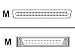 6ft Wide Ultra 2 SCSI - Wide SCSI 2 Adapter Cable Vhdci68m/hd50m