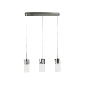 Kenroy Home 80503CH Cylinder Three-Light Pendant with 4-Inch White Opal Glass... by Kenroy Home
