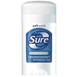 Sure Antiperspirant & Deodorant Soft Solid, Fresh Scent - 2.6 OZ/ pack, 3 pack