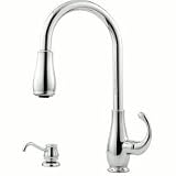 Price Pfister T529-DCC Treviso 4-hole Kitchen Pull-down Faucet with Matching Soap Dispenser