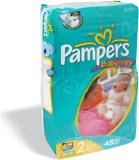 Pampers Baby Dry Diapers Sesame Street, Size 2, Fits 12 To 18 lbs(5-8 kg), Jumbo Pack 41997 - 48 diapers / pack, 4packs