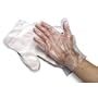 Disposable Plastic Gloves, Economy Dispenser Pack, 100 Gloves Per Box, Large Size
