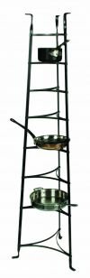 Enclume CWS6 6-Tier Finishing Touches Cookware Stand, Hammered Steel