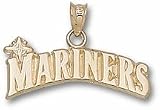Seattle Mariners "Mariners" 1/4" Pendant - 10KT Gold Jewelry