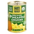 Native Forest Organic Pineapple Chunks — 14 oz