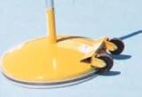 180 Lb. Weighted Base Yellow, 2 Bases & 2 Poles w/4 Slides
