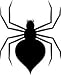 Spider Pumpkin Carving Stencil - 24 inch (at longest point) - 7.5 mil standard
