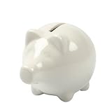 Porzellan Sparschwein, H�he ca. 8cm