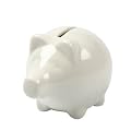 Porzellan Sparschwein, H�he ca. 8cm