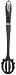 Cuisinart Nylon Spaghetti Fork with ABS Handle, Black