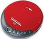 COBY CX-CD109 RED Personal CD Player with Stereo Headphones