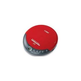 Click here to buy Coby Personal CD Player with Stereo Headphones CXCD109RED, Red by Coby.