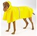 Dog Rain Coat - Yellow w/Reflective Stripe - Large (L)