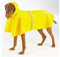 Childrens Toyshop  Pet Supplies : Dog Rain Coat - Yellow w/Reflective Stripe - Large (L)