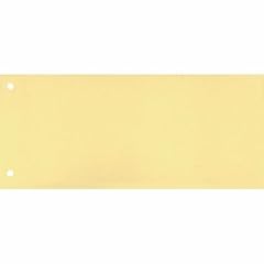 5star Trennstreifen 10.5x24cm 170g/qm Karton gelb VE=100 St�ck