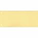 5star Trennstreifen 10.5x24cm 170g/qm Karton gelb VE=100 St�ck