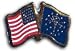 Indiana - State Friendship Pin