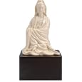 Unique Spiritual Birthday Gift Her - 9" Standing Quan Yin Goddess Statue w/ Pedastal ( Kuan )