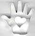 Heart in Hand Metal Cookie Cutter