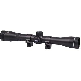 Walther 4x32 Airgun Scope, Duplex Reticle, 1 Tube, 11mm Dovetail Rings by 