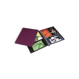 Print File 11-3/8 x 9-1/8 Purple Lizard Wire Bound Album (WB46-6P-PUR) Holds 72 4x6 Prints