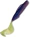 Old Bayside MM3018 Mud-Mino Spadetail -- Purple/Chartreuse Tail 3-3/4 8-Pack