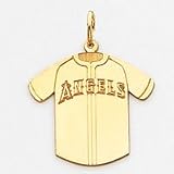 14K Los Angeles Angels Small Jersey Charm