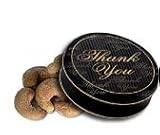 1 and 1/2 lb Extra Large Roasted Cashews Tin - Thank You