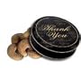 1 and 1/2 lb Extra Large Roasted Cashews Tin - Thank You