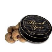1 and 1 2 lb Extra Large Roasted Cashews Tin - Thank You by Catoctin Kettle Korn