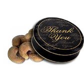 1 and 1 2 lb Extra Large Roasted Cashews Tin - Thank You by Catoctin Kettle Korn