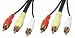 AV Cable - 3 x Phono Male to 3 x Phono Male, Premium, 20m