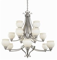 World Imports 4909-37 Nickel Chandelier - 4909-37