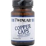 TwinLab - Copper Caps , 100 Capsules
