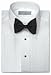 Neil Allyn Mens Tuxedo Shirt Poly/Cotton Laydown Collar 1/4 Inch Pleat