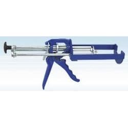 Wellmade Tool 3328 Dual Cartridge Caulking Gun - Hand Operated - 100 ml capacity by Wellmade Tool