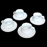 Ceramic teacups, 'Pearls' (set for 4)