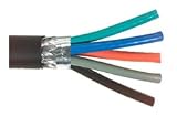 Five Line Cable Assembly with BNC Plugs Color Gray - Five Line 75 Ohm Cable with BNC Male Connectors 250 FEET