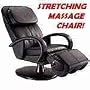 Stretching HT-125 Interactive Health Human Touch Robotic Massage Chair - Black