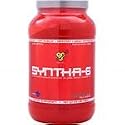 BSN Syntha-6 Ultra-Premium Sustained Release Protein Powder, Chocolate Milkshake, 2.91-Pound Jar