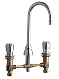 Tools & Hardware : Chicago Faucets 786-E3-665CP Lavatory - 8" Widespread, Chrome