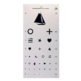 KINDERGARTEN EYE CHART PLASTIC