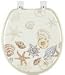 Sea shell bathroom Soft TOILET SEAT Lid Sand Ocean NEW